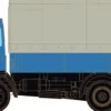 LEMKE LC4801 Magirus MK 130M8 Pritsche/Plane - neutral | LKW-Modell 1:160