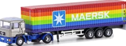 LEMKE LC4066 MAN F90 Container-Sattelzug Maersk | LKW-Modell 1:160