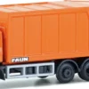 LEMKE LC4660 MAN F90 Müllwagen | orange | LKW-Modell 1:160
