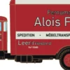 LEMKE LC3484 Mercedes-Benz L322 Möbelkoffer Alois Franz | LKW-Modell 1:160