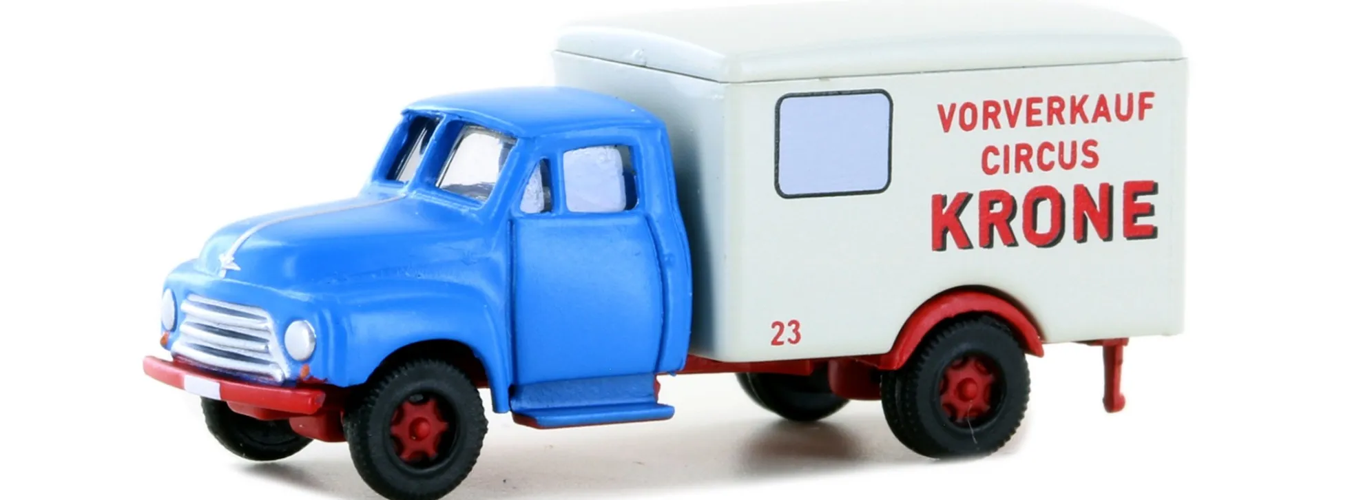 LEMKE LC3236 Opel Blitz Koffer Circus Krone | LKW-Modell 1:160