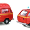 LEMKE LC4342 VW T3 2er Set Feuerwehr | Blaulichtmodelle 1:160