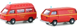 LEMKE LC4342 VW T3 2er Set Feuerwehr | Blaulichtmodelle 1:160