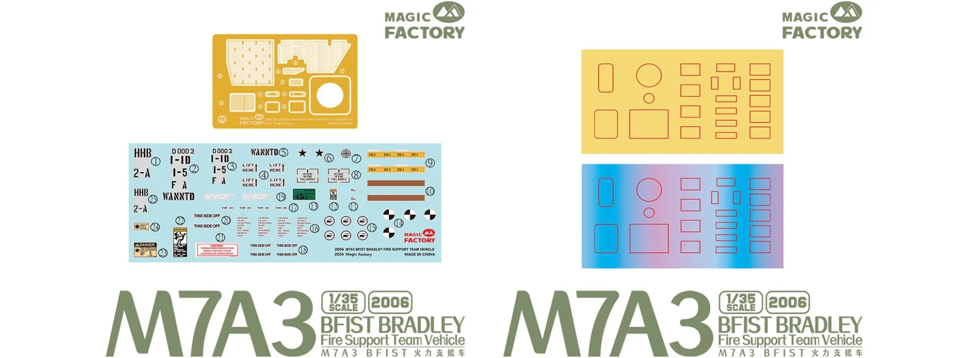 Magic-Factory 2006 M7A3 BFIST Fire Support Vehicle | Militär Bausatz 1:35