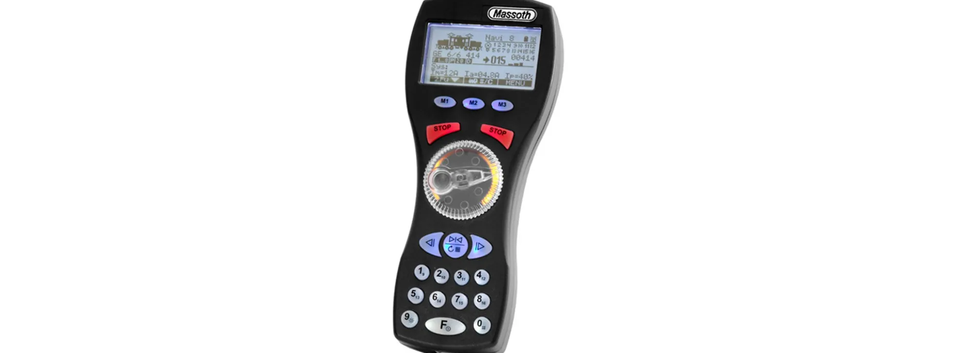 Massoth 8134802 DiMAX Navigator 2.4GHz Handregler | Black Edition | Digitaltechnik