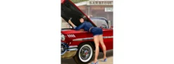 MasterBox 24016 Auto Figur Dame | Auto Zubehör Bausatz 1:24