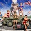 MasterBox 35183 US Damen Figuren Set | Militär Bausatz 1:35