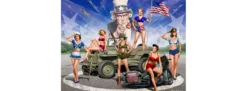 MasterBox 35183 US Damen Figuren Set | Militär Bausatz 1:35