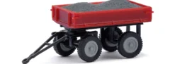 Mehlhose 210019508 Anhänger mit Kohleladung rot | Landwirtschaftsmodell 1:87