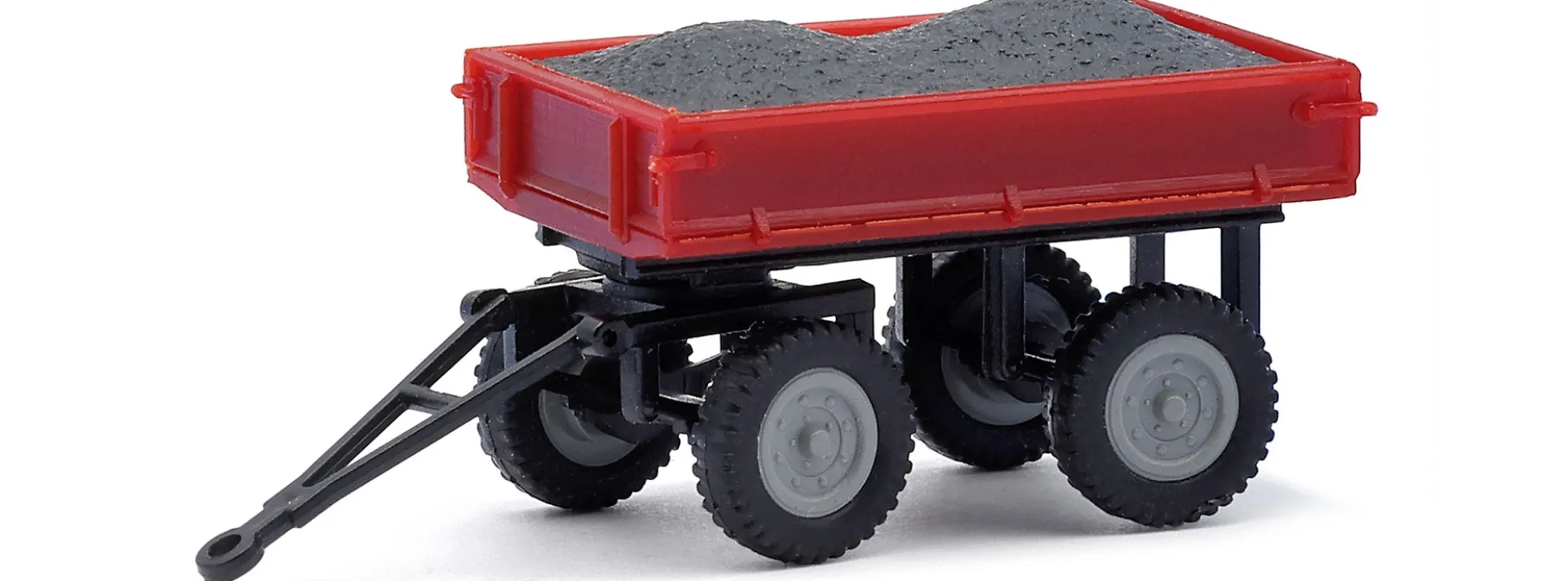 Mehlhose 210019508 Anhänger mit Kohleladung rot | Landwirtschaftsmodell 1:87