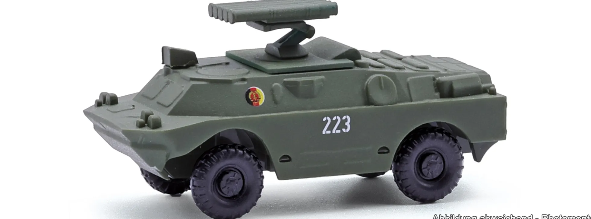 Mehlhose 210104004 Panzerwagen SPW40 P2 mit Raketenaufbau | Militärmodell 1:87