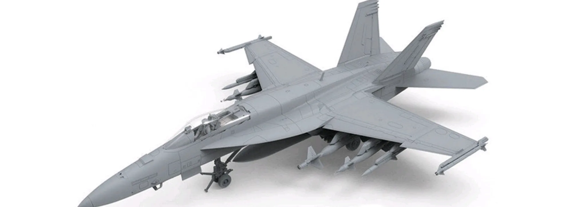 MENG LS-012 Boeing F/A-18E Super Hornet | Flugzeug Bausatz 1:48