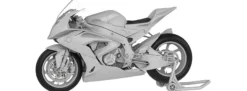 MENG MT-004 BMW HP4 Race | Motorrad Bausatz 1:9