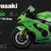 MENG MT-008s Kawasaki Ninja ZX-10RR | Vorlackiert | Motorrad Bausatz 1:9