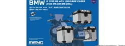 MENG SPS-091s BMW R 1250 GS ADV Gepäckkoffer vorlackiert für MT-005 | Motorrad Bausatz Zubehör 1:9