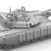 MENG 913518 T-72 B3M mit KMT-8 Mine clearing system | Panzer Bausatz 1:35