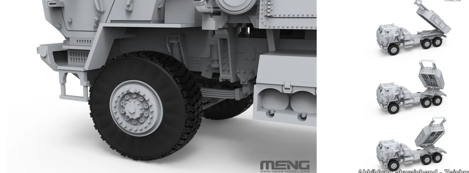 MENG 72-004 US M142 HIMARS High Mobility Artillery Rocket System | Militär Bausatz 1:72