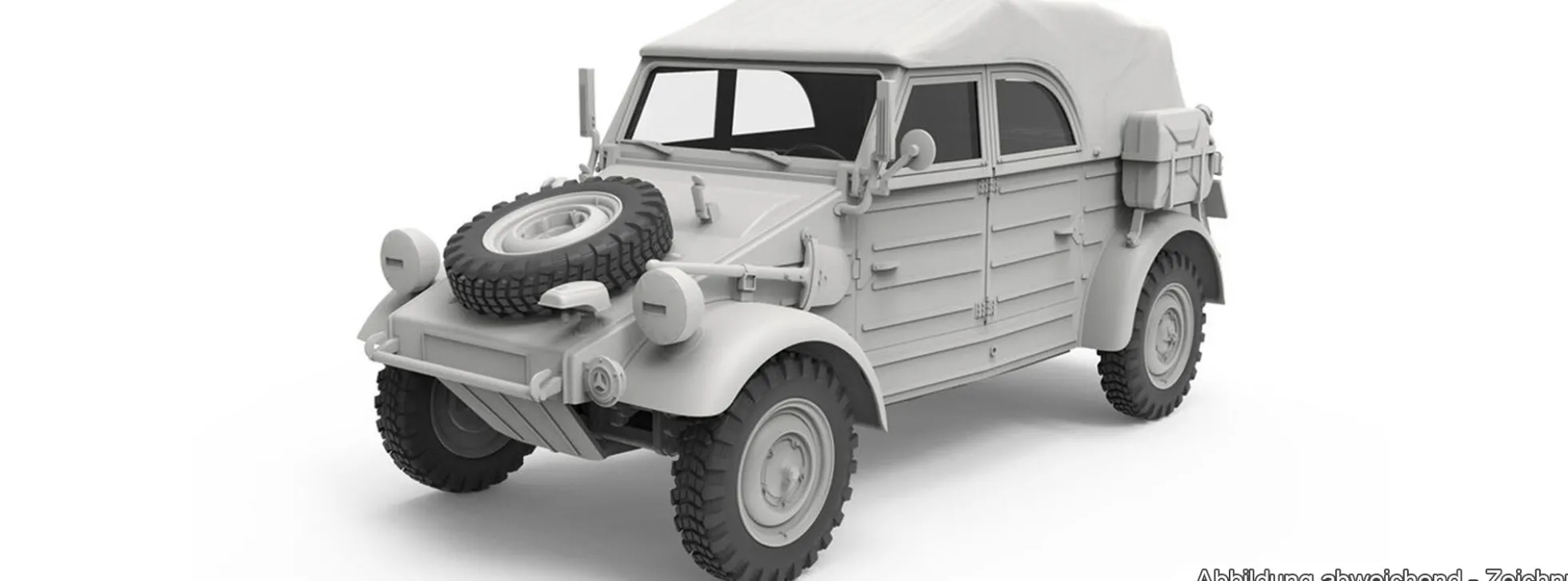 MENG VS-016 VW Typ 82 PKW K1 Ost Front | Militär Bausatz 1:35