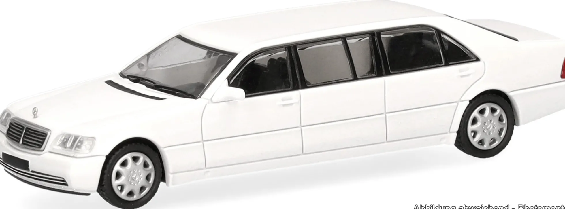 MicroCity 87MC000115 MB S600 Pullmann - weiß | Modellauto 1:87