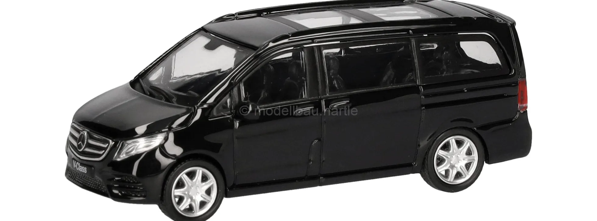 MicroCity 87MC000075 Mercedes-Benz V-Klasse schwarz | Modellauto 1:87