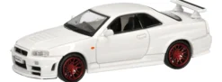 MicroCity 87MC000055 Nissan GTR 34 weiß | Modellauto 1:87