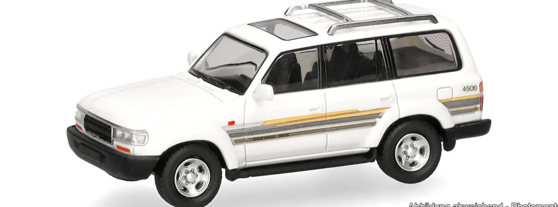 MicroCity 87MC000127 Toyota Landcruiser 80 - weiß | Modellauto 1:87