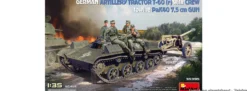 MiniArt 35395 Artillerieschlepper T-60 r mit Besatzung und PaK 40 | Panzer Bausatz 1:35