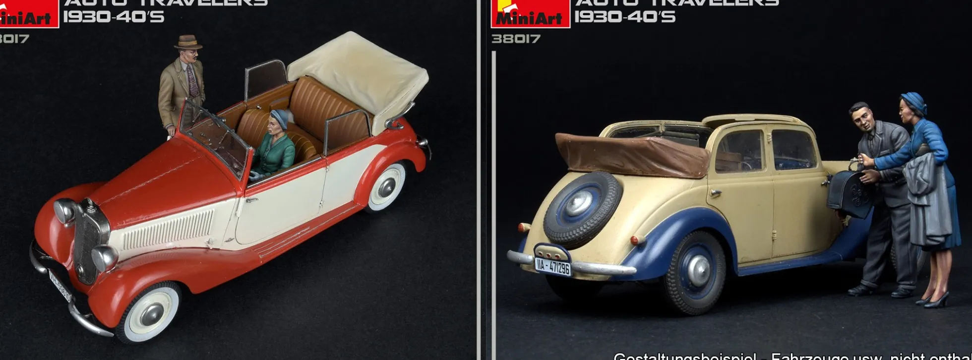 MiniArt 38017 Auto Reisende 1930-40er | Figuren Bausatz 1:35