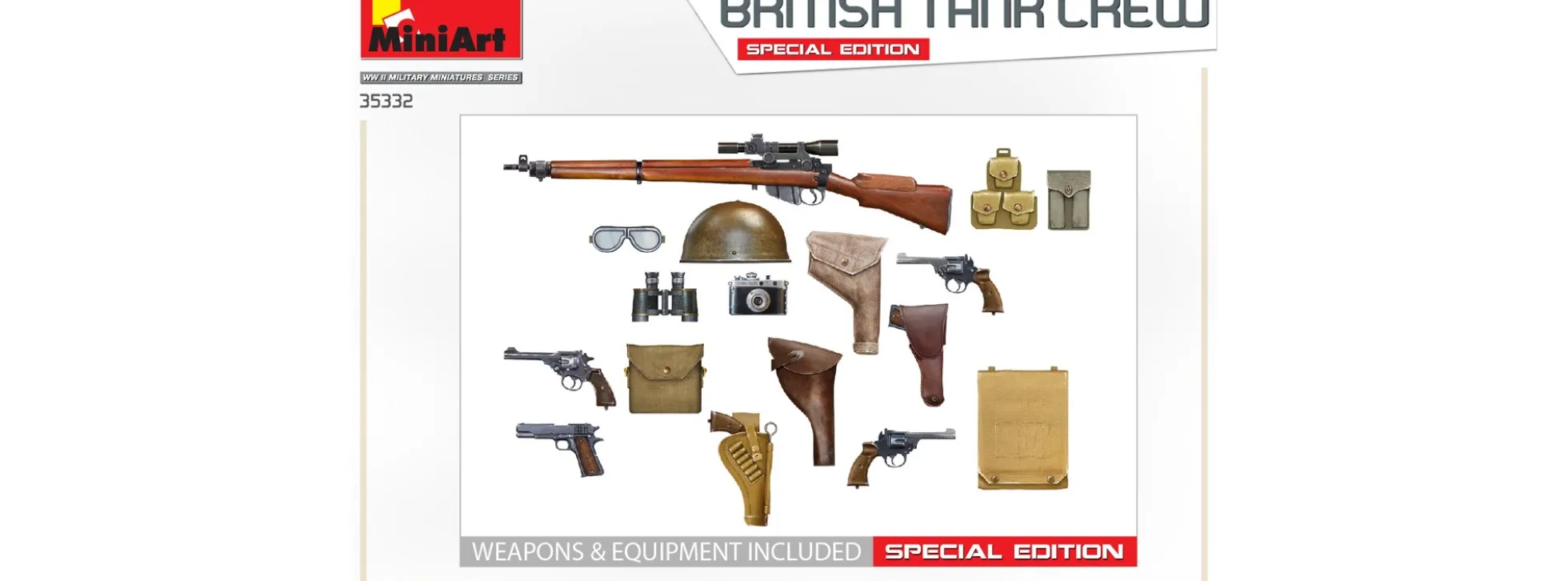 MiniArt 35332 Britische Panzerbesatzung - Special Edition | Figuren Bausatz 1:35