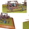 MiniArt 550072033 Burg mit Angriffstruppen | Gebäude Bausatz 1:72