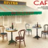 MiniArt 35569 Cafemöbel mit Geschirr und Getränke | Zubehör Bausatz 1:35