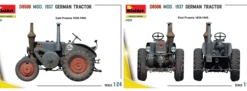 MiniArt 24003 Deutscher Ackerschlepper D8506 Mod. 1937 | Traktor Bausatz 1:24