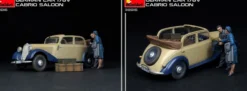 MiniArt 38016 Deutscher PKW Typ 170V Cabrio Limousine | Auto Bausatz 1:35