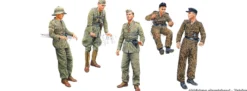 MiniArt 550035072 Deutsche Schwere Fahrzeug-Besatzung | 5 Stück | Figuren Bausatz 1:35