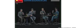 MiniArt 35396 Deutsche Soldaten im Cafe | Figuren Bausatz 1:35