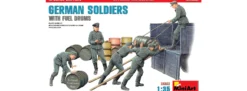 MiniArt 35366 Deutsche Soldaten mit Kraftstofffässern - Special Edition | Figuren Bausatz 1:35