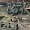 MiniArt 550035273 Deutsches Schweres Wurfgerät 40 mit 5 Figuren | Militär Bausatz 1:35