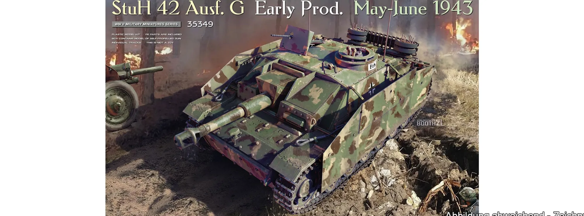 MiniArt 550035349 Deutsche StuH 42 Ausf.G Mai-Juni 1943 Frühe Produktion | Panzer Bausatz 1:35