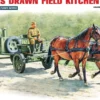 MiniArt 550035057 Feldküche KP-42 Pferdegespann mit Figur und Pferden | Militär Bausatz 1:35