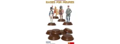 MiniArt 16039 Figuren-Sockel | 6 Stück | Sockel für Figuren 1:16