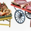 MiniArt 35649 Fleisch Produkte mit Karren | Zubehör Bausatz 1:35