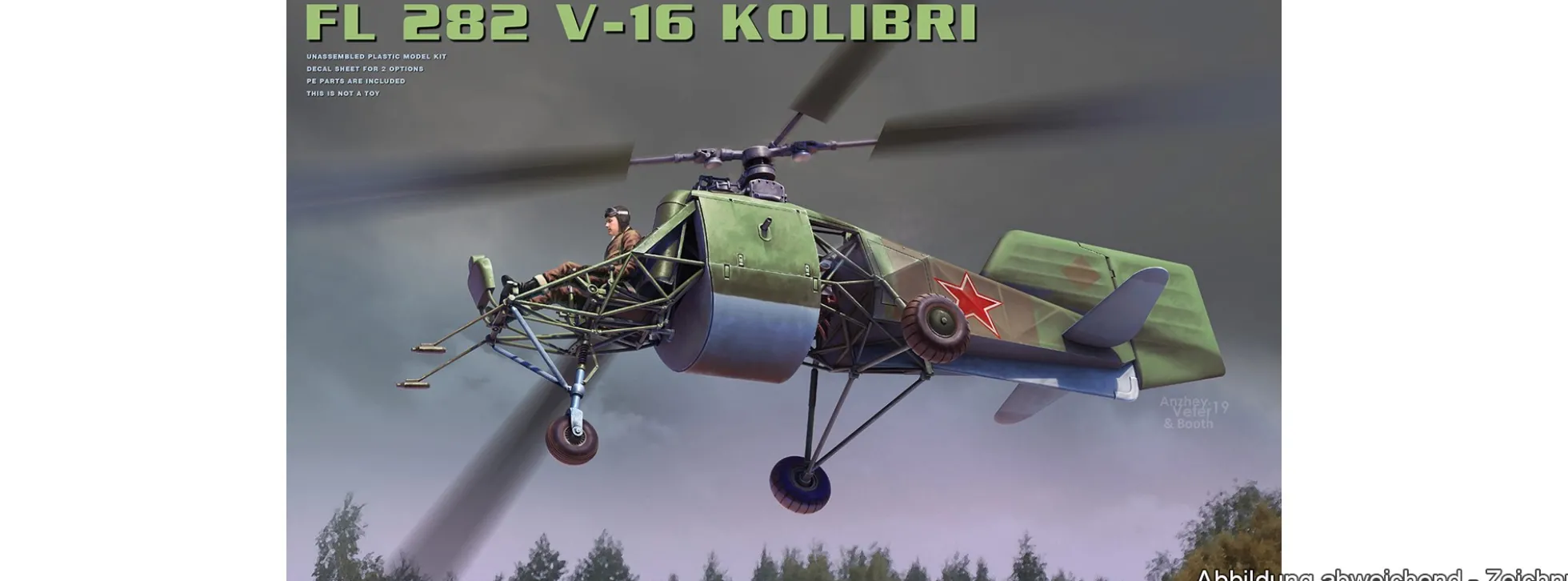 MiniArt 41002 FL 282 V-16 Kolibri | Hubschrauber Bausatz 1:35