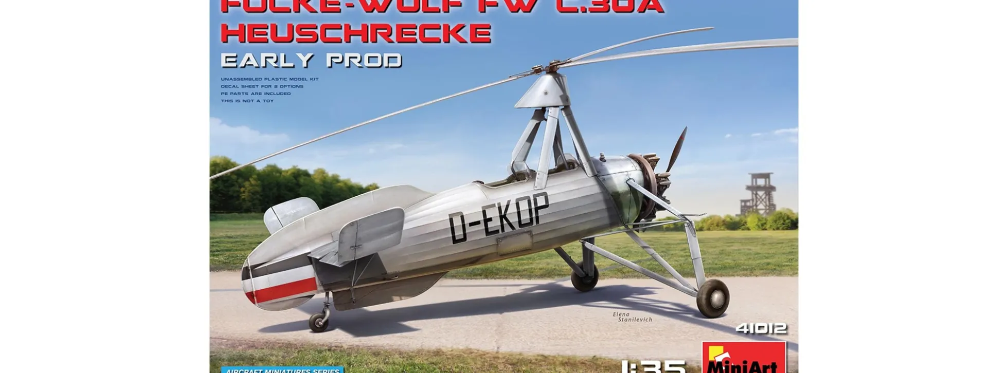 MiniArt 41012 Focke Wulf FW C.30A Heuschrecke Frühe Ausführung | Flugzeug Bausatz 1:35