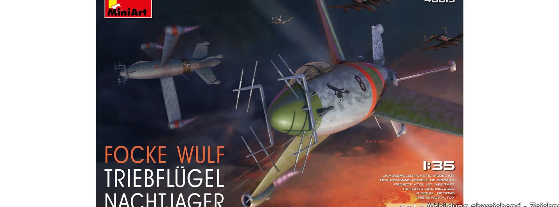 MiniArt 40013 Focke Wulf Triebflügel Nachtjäger | Flugzeug Bausatz 1:35