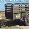MiniArt 550035436 G-518 US 1t Lastenanhänger Ben Hur | Militär Bausatz 1:35