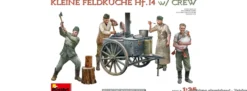 MiniArt 53011 Kleine Feldküche Hf.14 mit Personal | Militär Bausatz 1:35