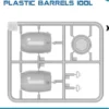MiniArt 24004 Kunststoff-Fässer 100 Liter | Zubehör Bausatz 1:24