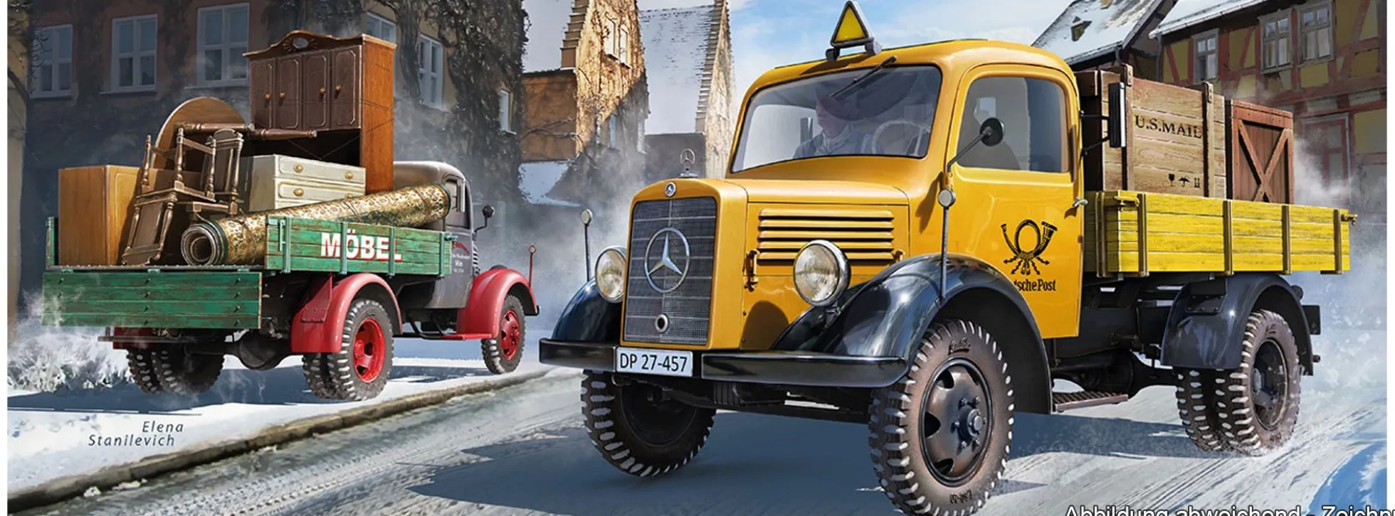 MiniArt 38051 Mercedes L1500S 1,5T Truck | LKW Bausatz 1:35