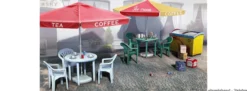 MiniArt 35610 Moderne Straßencafemöbel | Zubehör Bausatz 1:35
