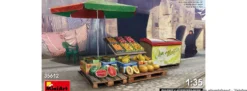 MiniArt 35612 Obststand | Zubehör Bausatz 1:35